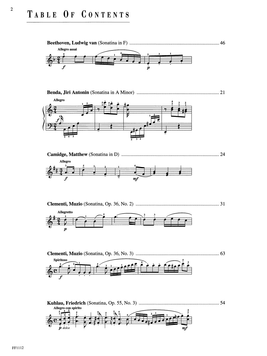 Piano Sonatinas Book 3