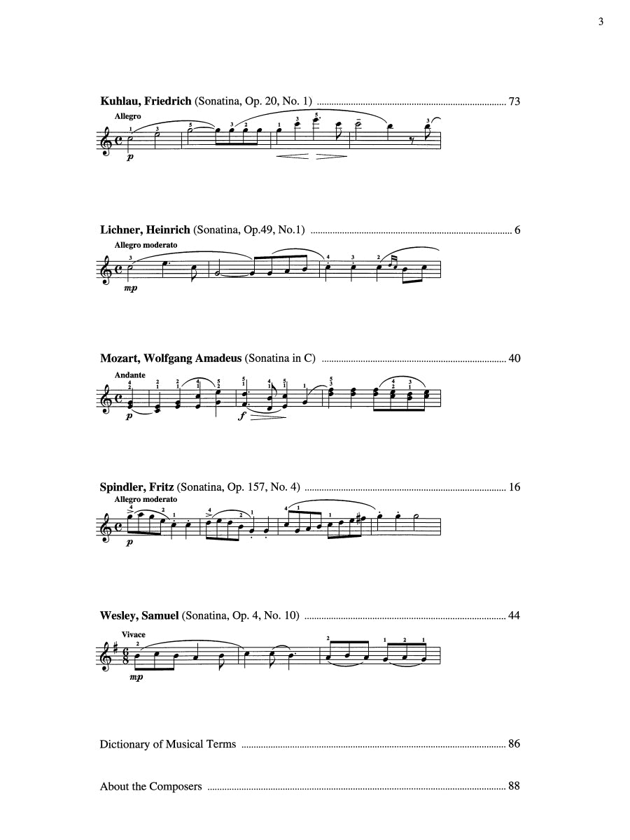 Piano Sonatinas Book 3