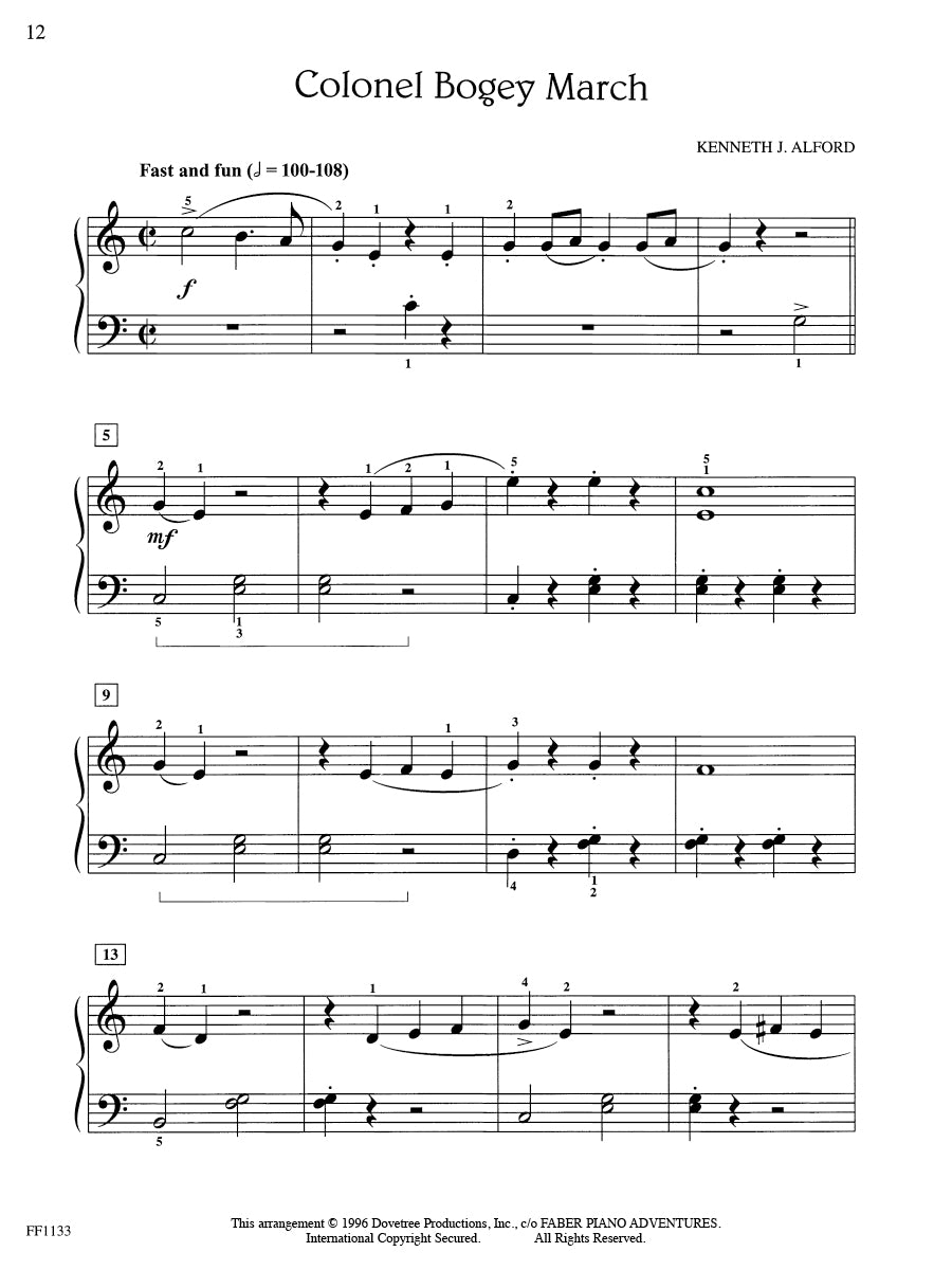 ChordTime® Piano Ragtime & Marches