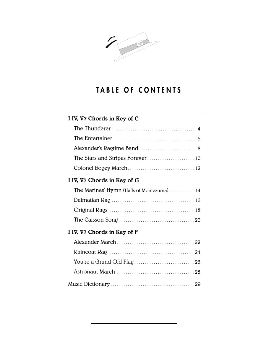 ChordTime® Piano Ragtime & Marches