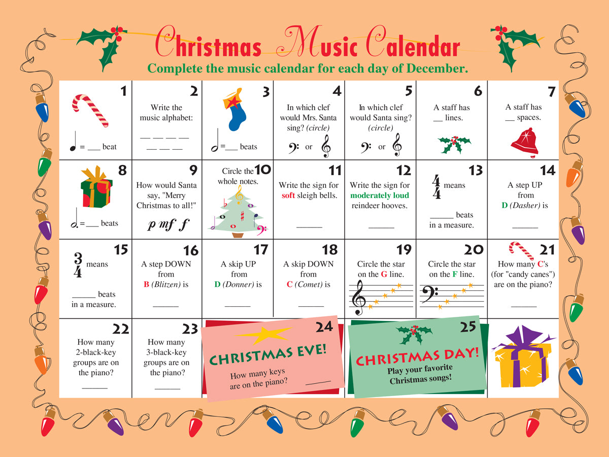 Piano Adventures® Primer Level Christmas Book