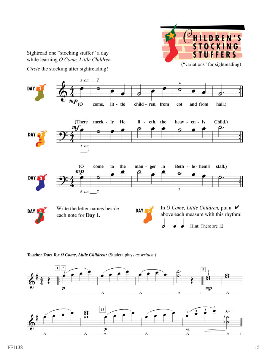 Piano Adventures® Level 1 Christmas Book