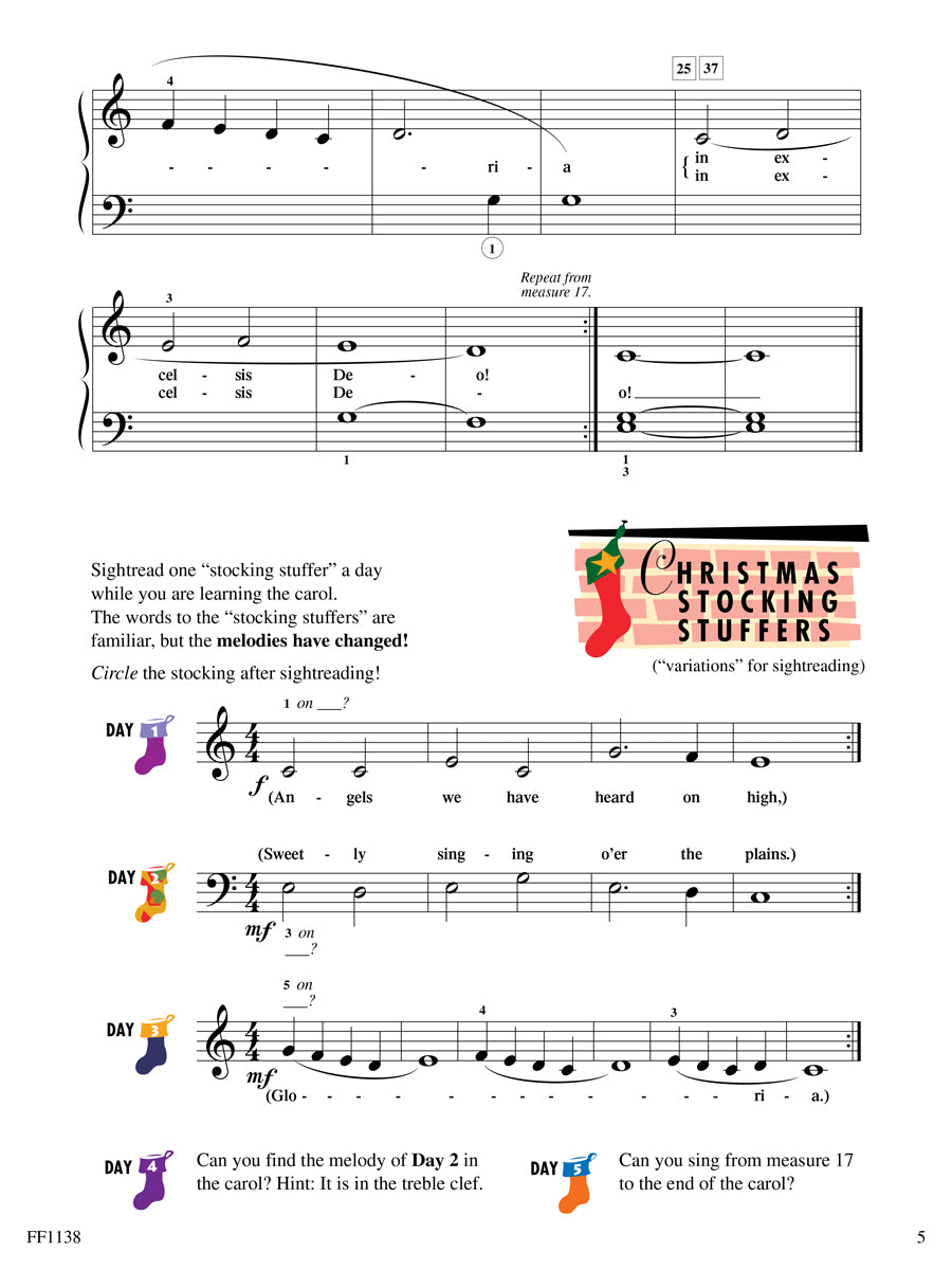 Piano Adventures® Level 1 Christmas Book