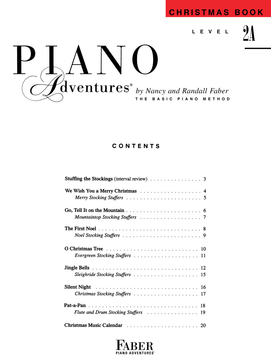 Piano Adventures® Level 2A Christmas Book