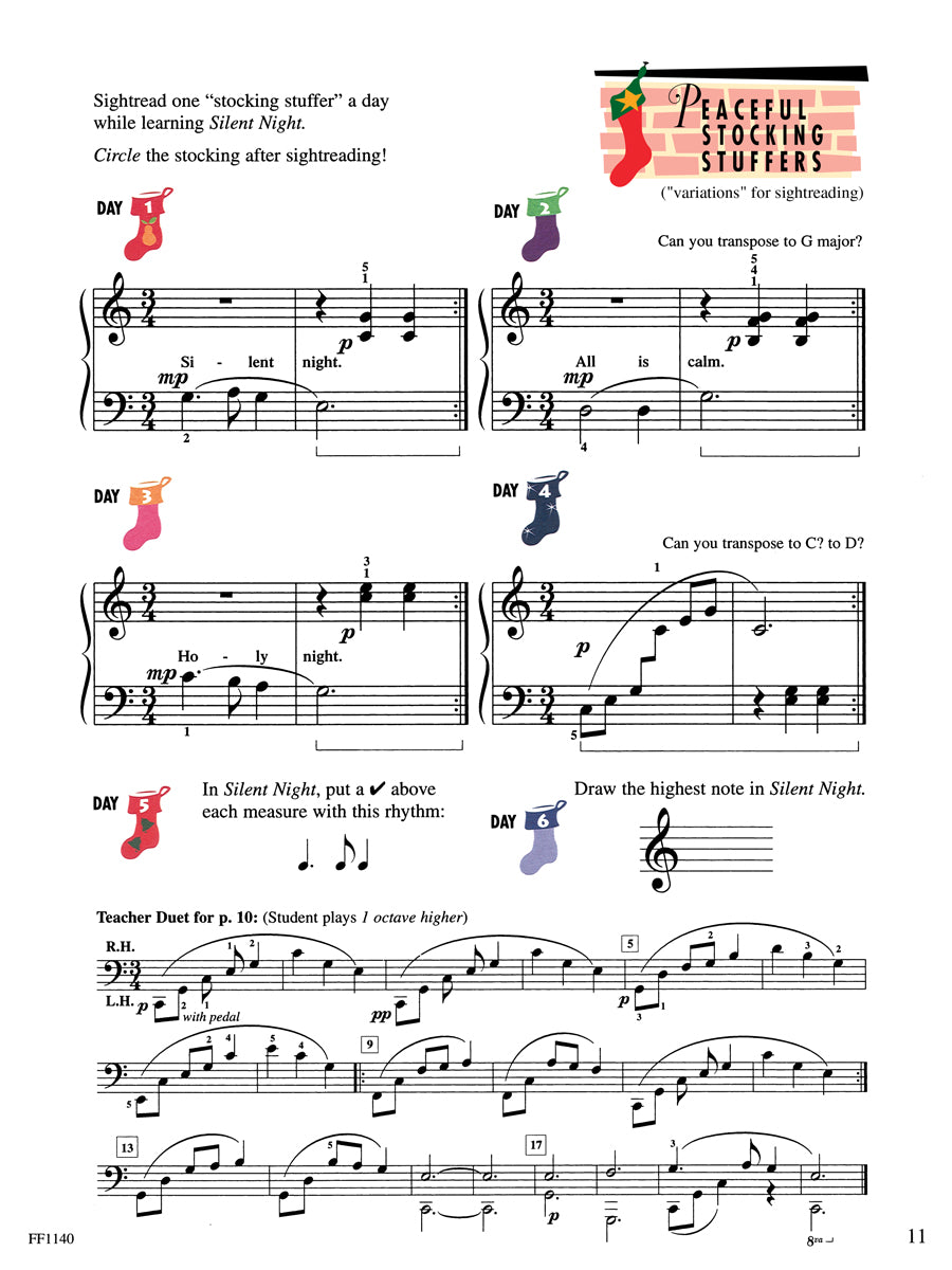 Piano Adventures® Level 2B Christmas Book