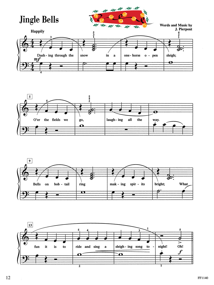 Piano Adventures® Level 2B Christmas Book