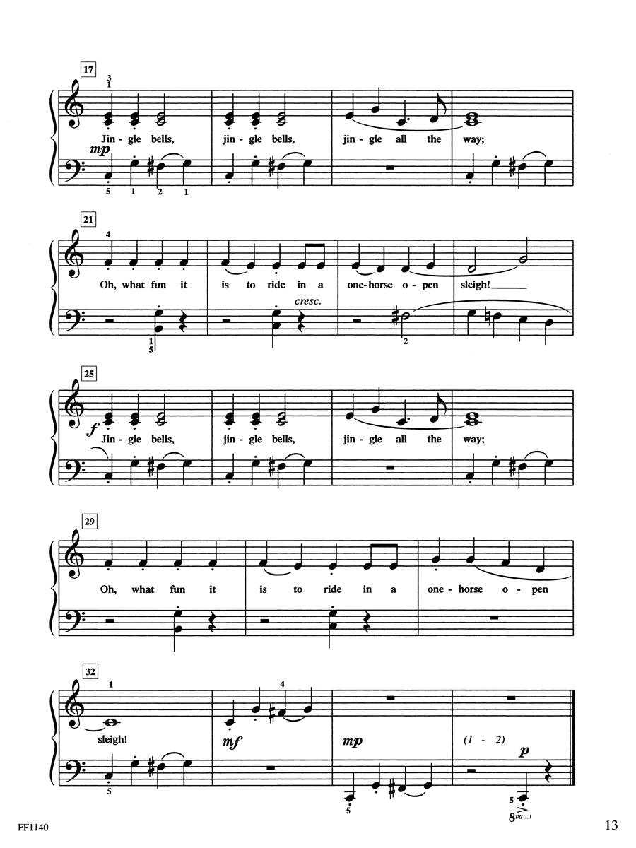 Piano Adventures® Level 2B Christmas Book