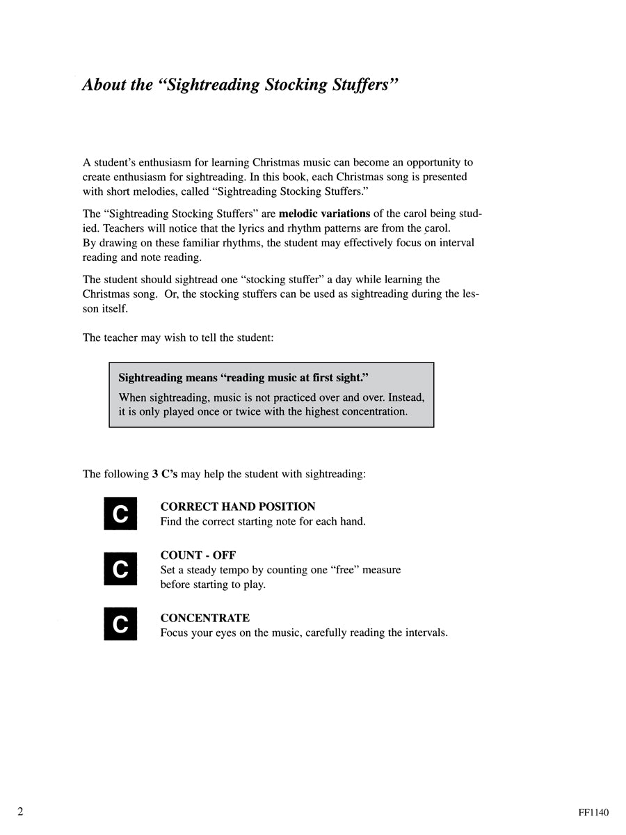 Piano Adventures® Level 2B Christmas Book