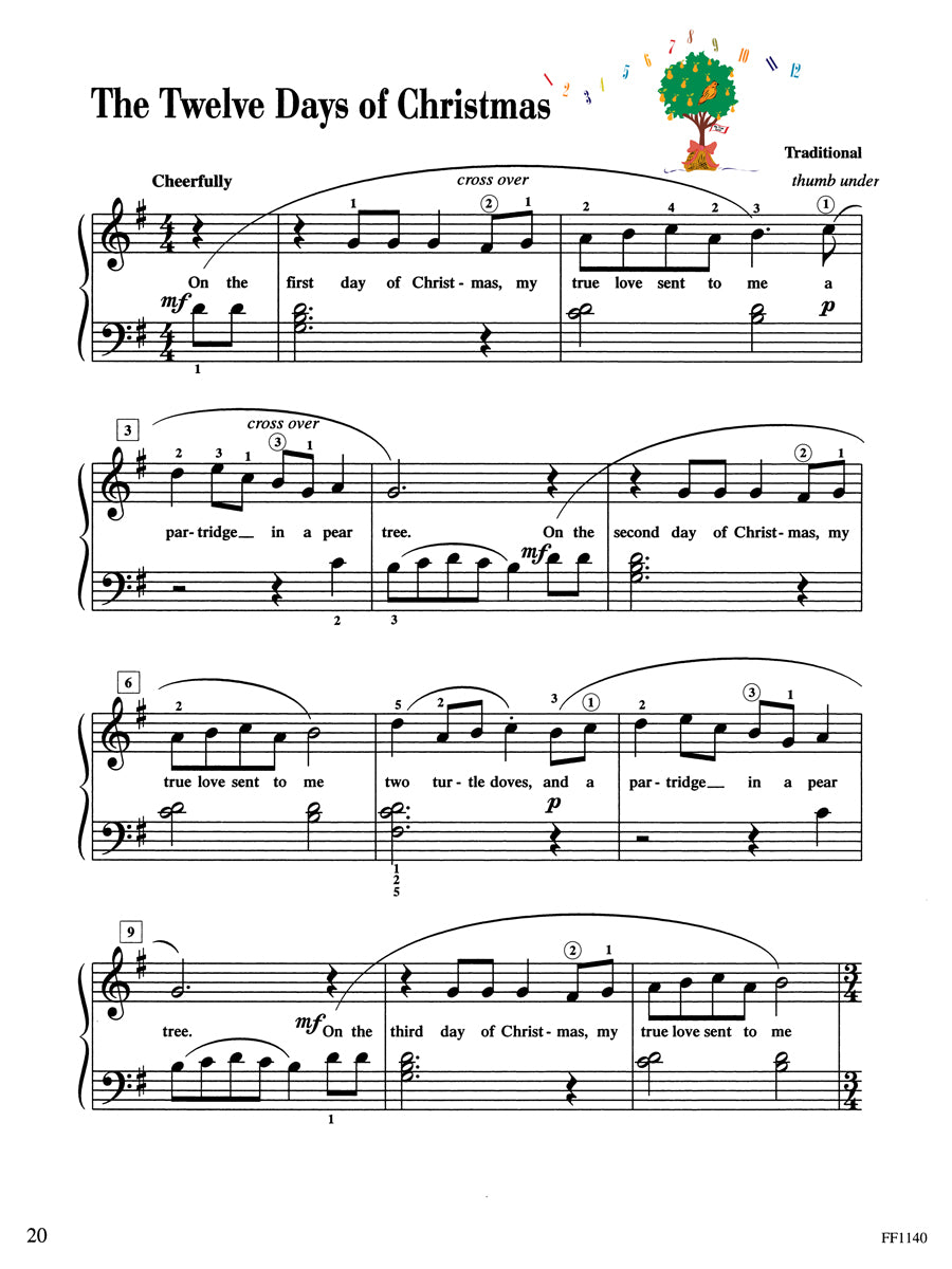 Piano Adventures® Level 2B Christmas Book