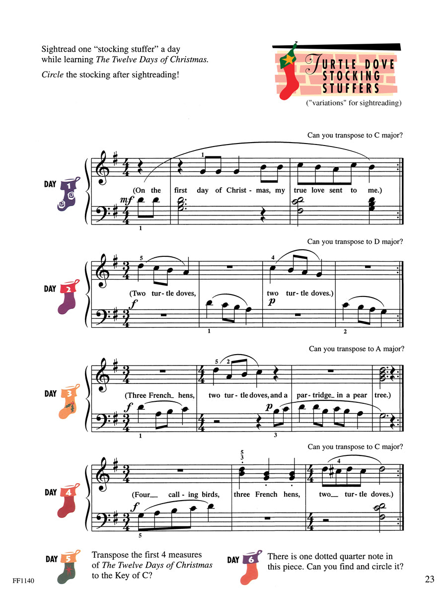 Piano Adventures® Level 2B Christmas Book