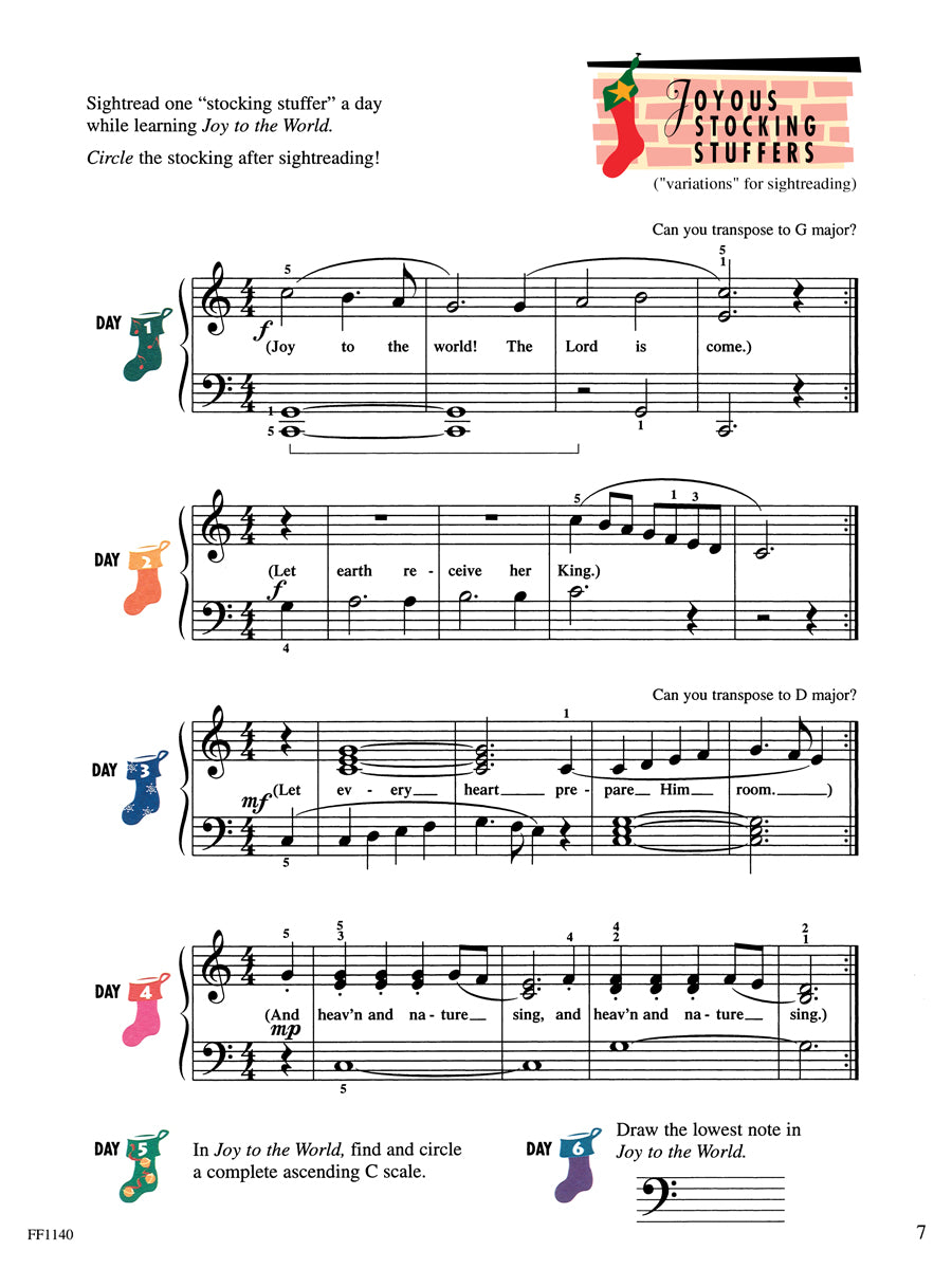 Piano Adventures® Level 2B Christmas Book