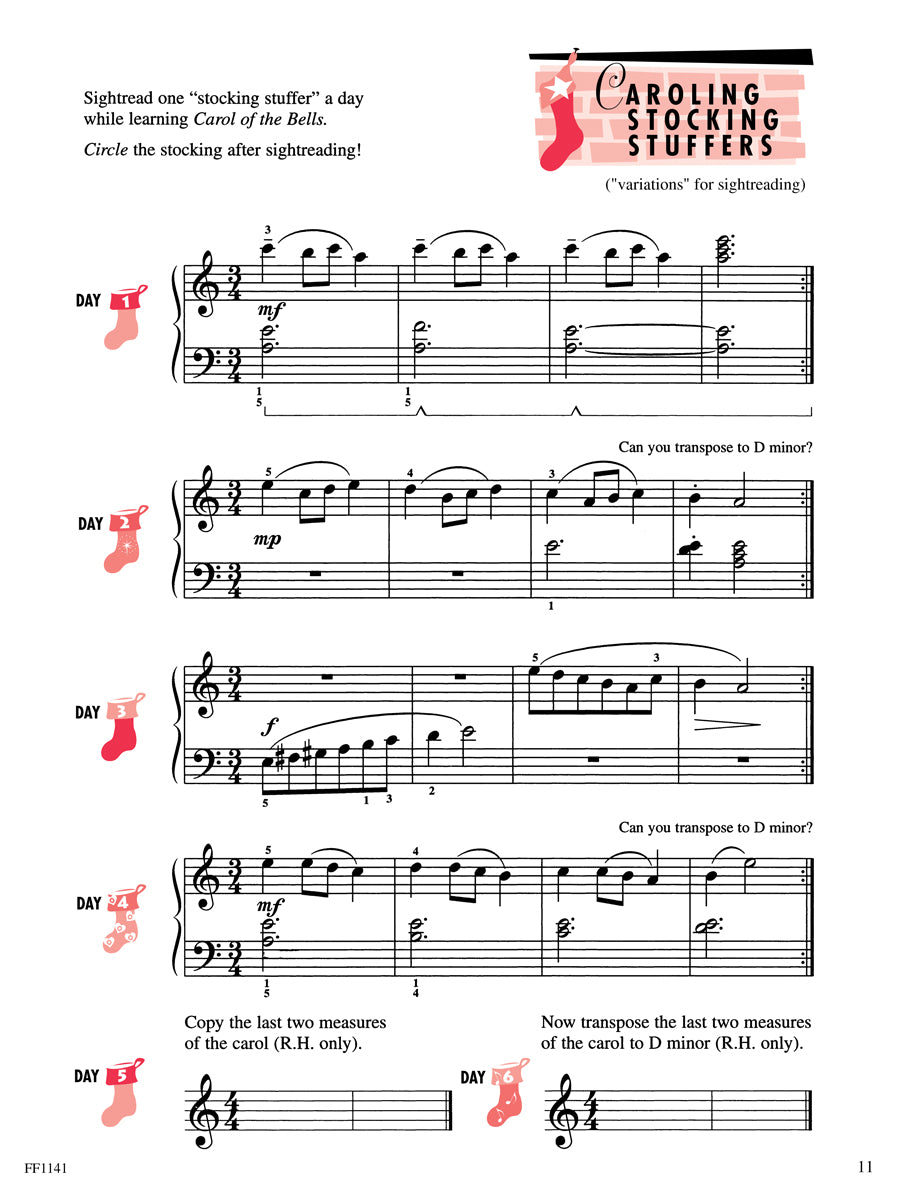 Piano Adventures® Level 3A Christmas Book
