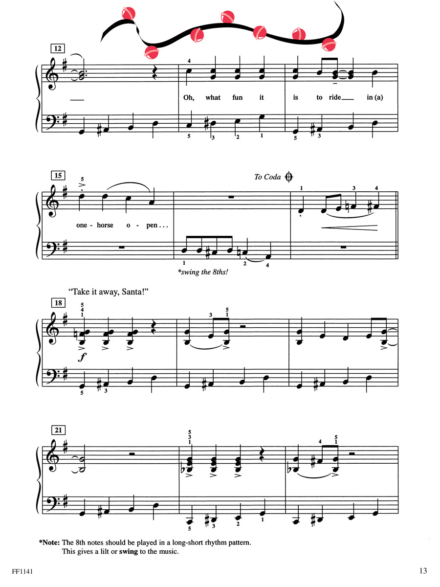 Piano Adventures® Level 3A Christmas Book