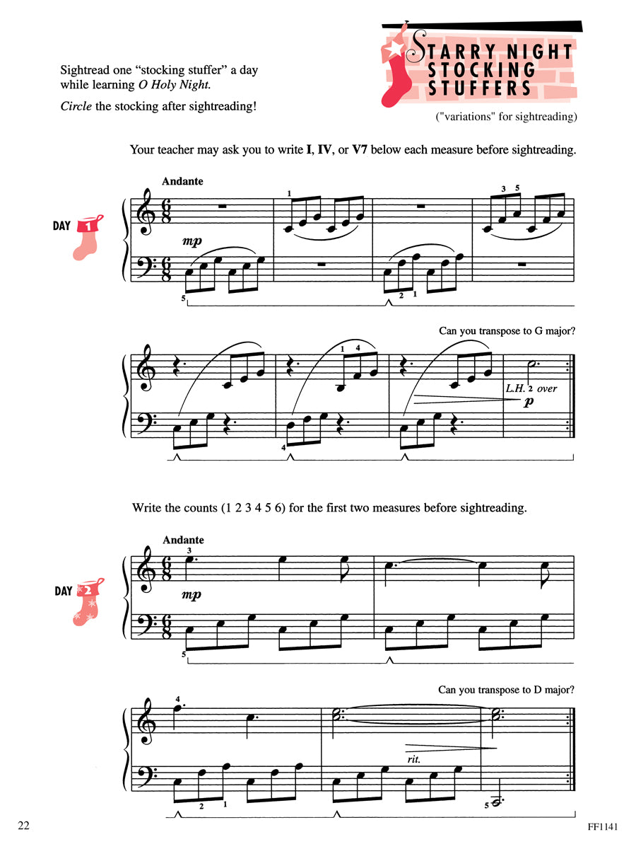 Piano Adventures® Level 3A Christmas Book