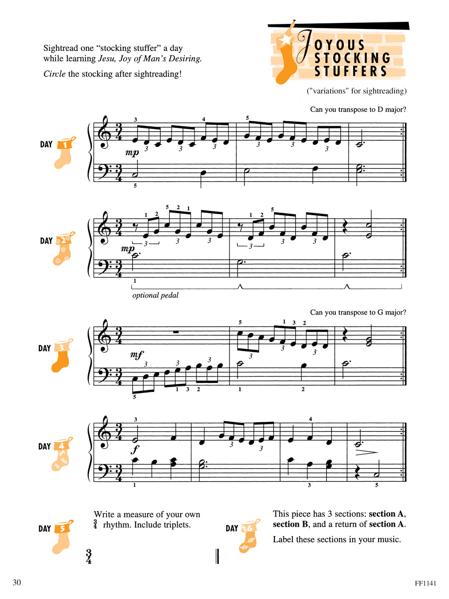 Piano Adventures® Level 3A Christmas Book