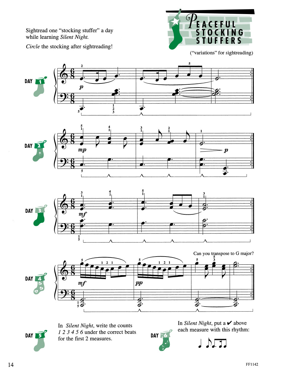 Piano Adventures® Level 4 Christmas Book