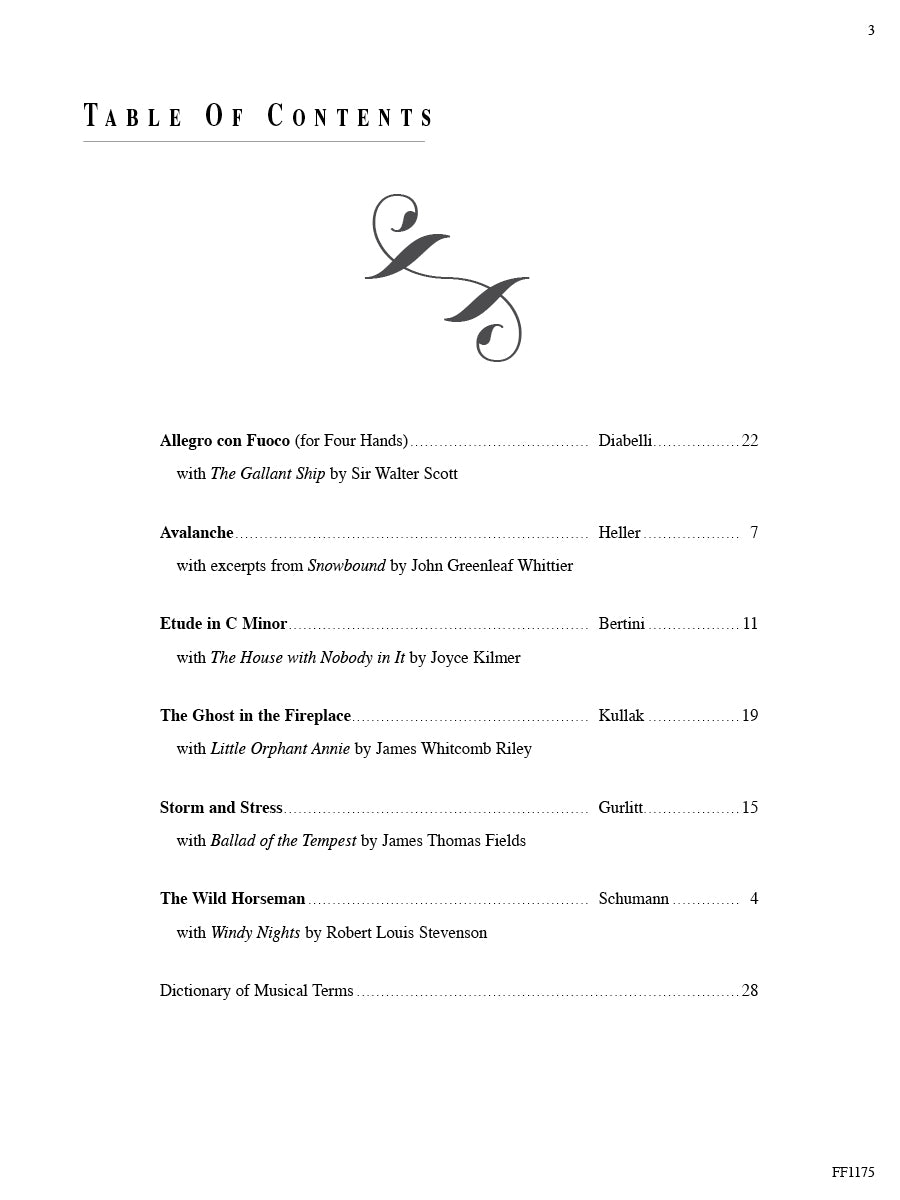 Piano Literature for a Dark and Stormy Night