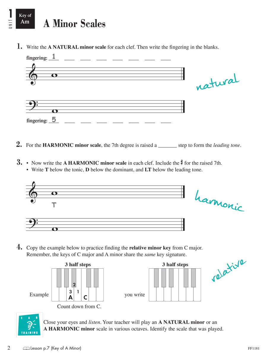Piano Adventures® Level 3B Theory Book – 2nd Edition
