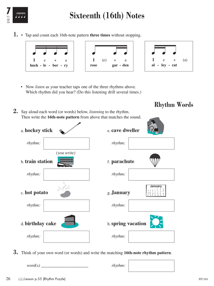 Piano Adventures® Level 3B Theory Book – 2nd Edition