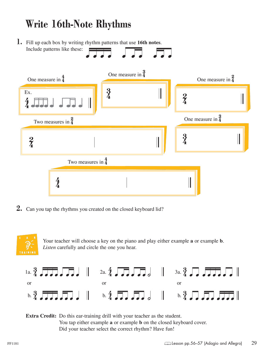 Piano Adventures® Level 3B Theory Book – 2nd Edition
