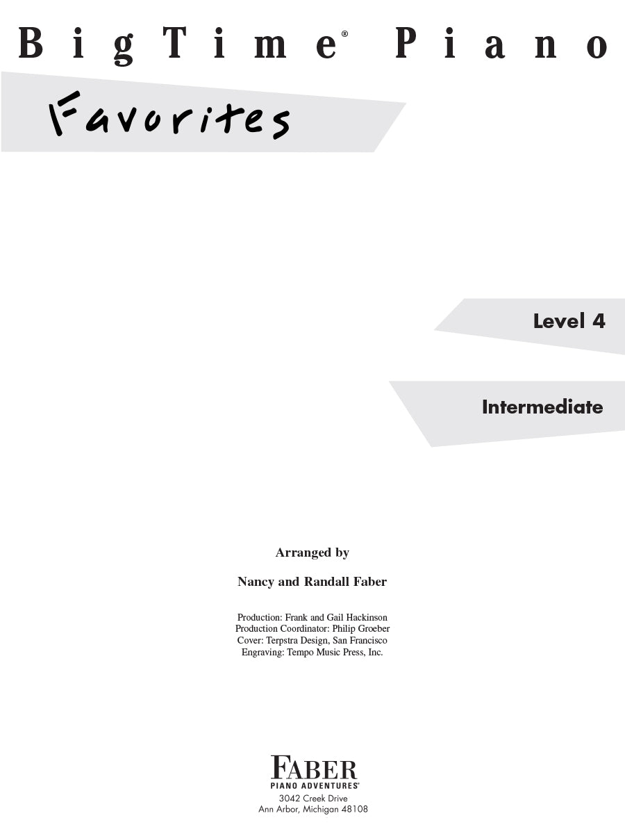 BigTime® Piano Favorites