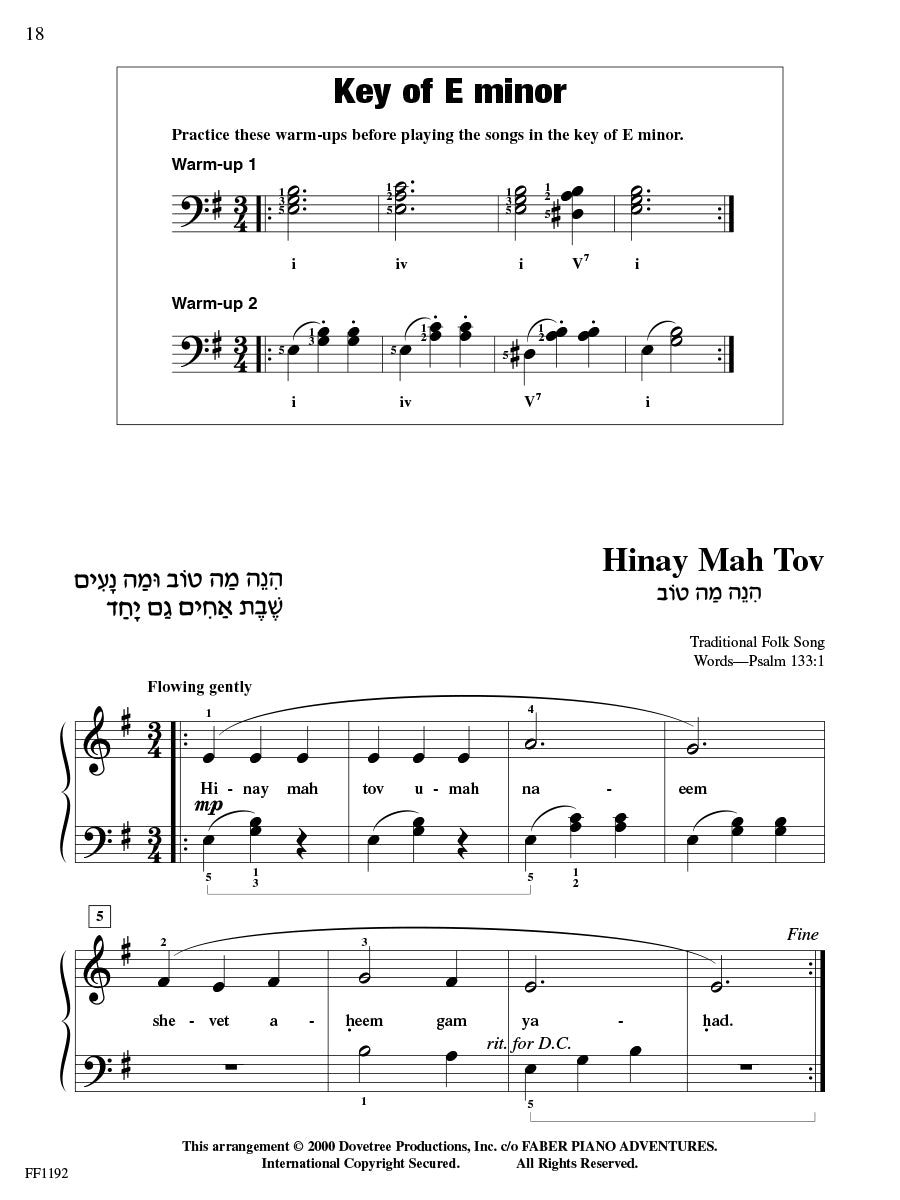 ChordTime® Piano Jewish Favorites