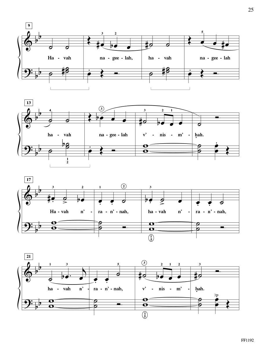 ChordTime® Piano Jewish Favorites