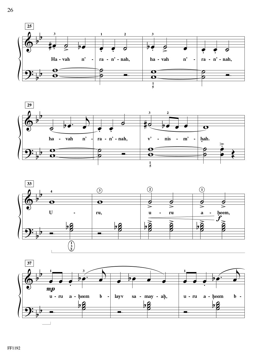 ChordTime® Piano Jewish Favorites