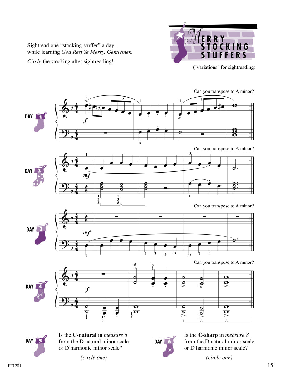 Piano Adventures® Level 3B Christmas Book