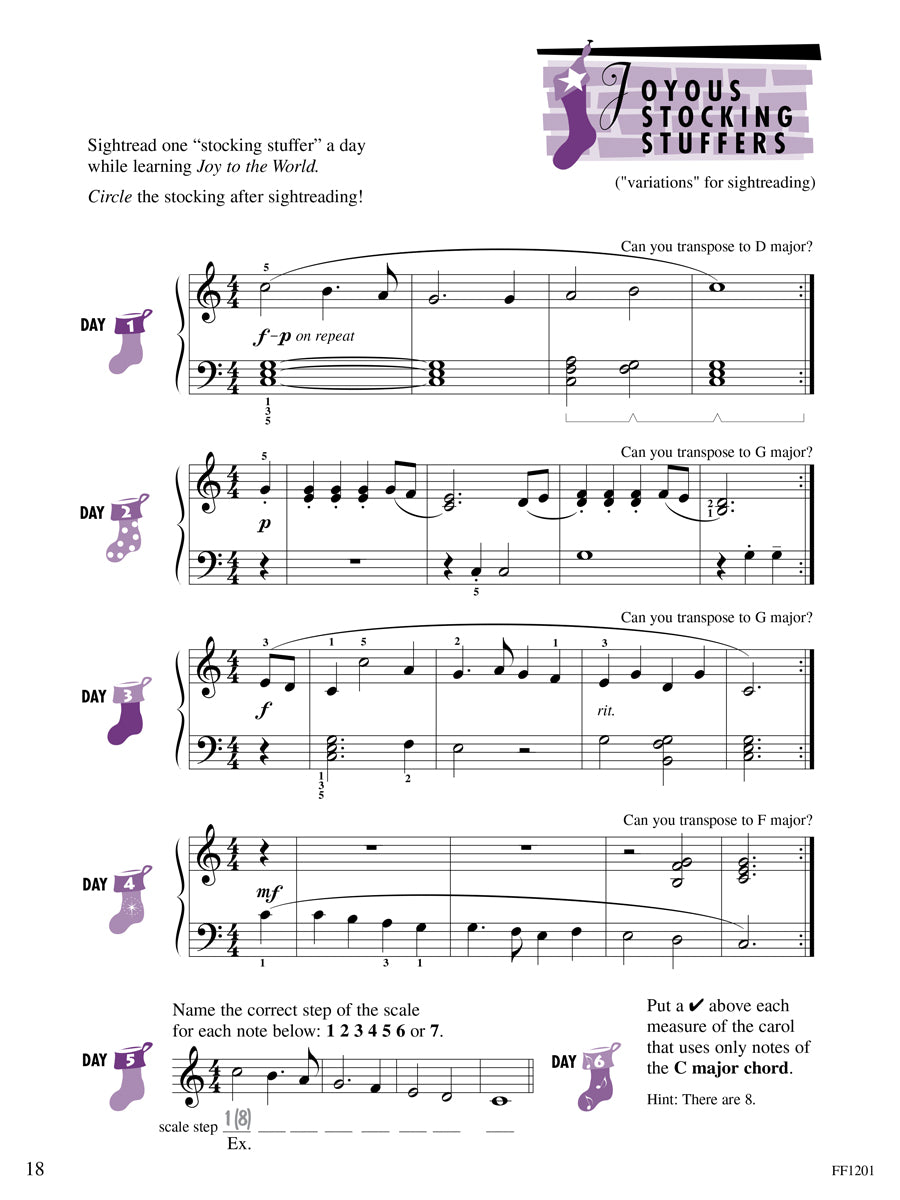 Piano Adventures® Level 3B Christmas Book