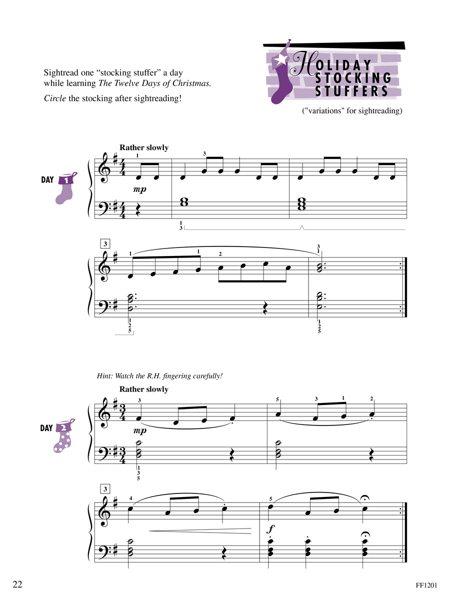 Piano Adventures® Level 3B Christmas Book