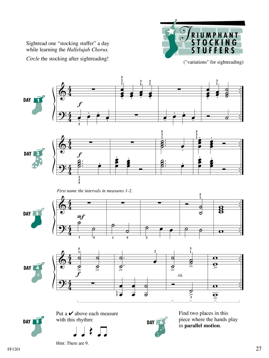 Piano Adventures® Level 3B Christmas Book