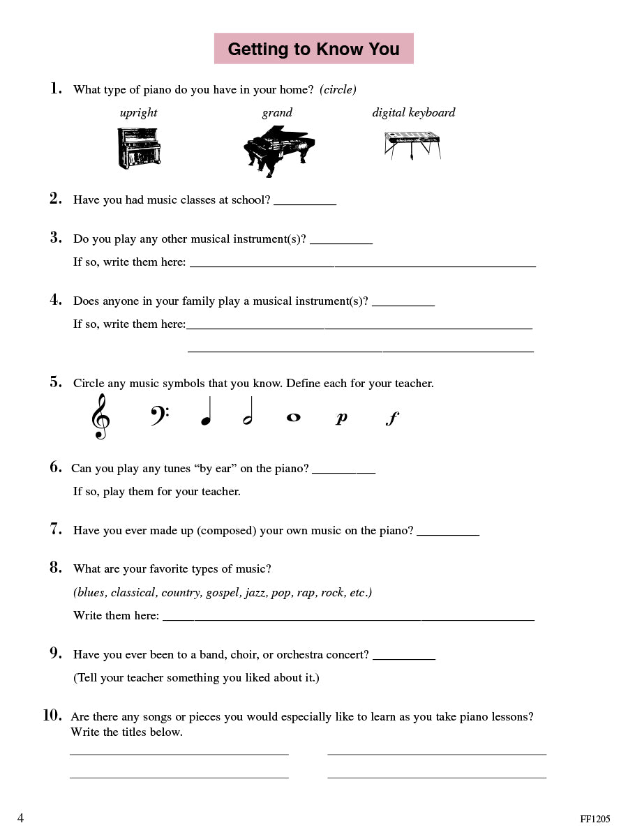 Accelerated Piano Adventures® Lesson Book 1