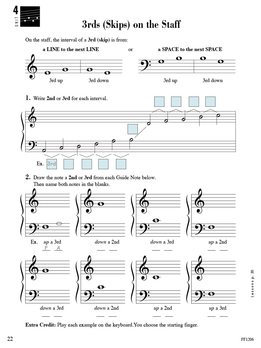 Accelerated Piano Adventures® Theory Book 1