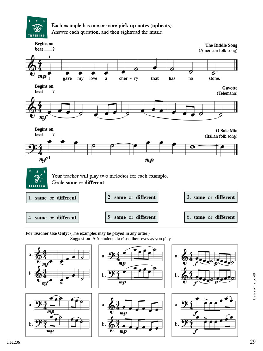 Accelerated Piano Adventures® Theory Book 1