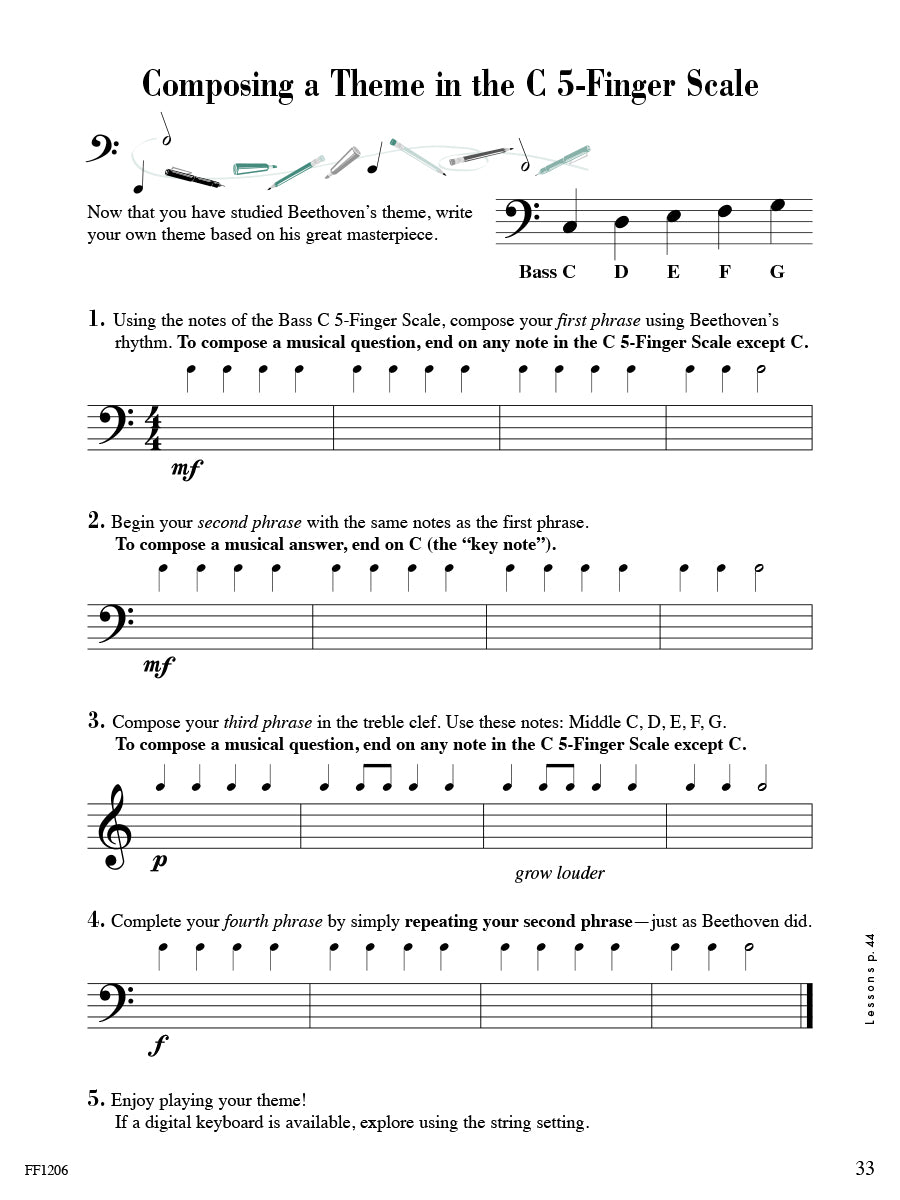 Accelerated Piano Adventures® Theory Book 1