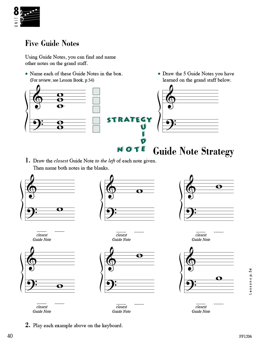 Accelerated Piano Adventures® Theory Book 1