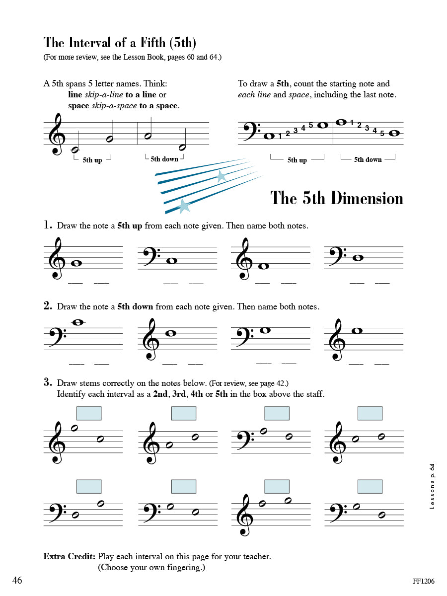 Accelerated Piano Adventures® Theory Book 1