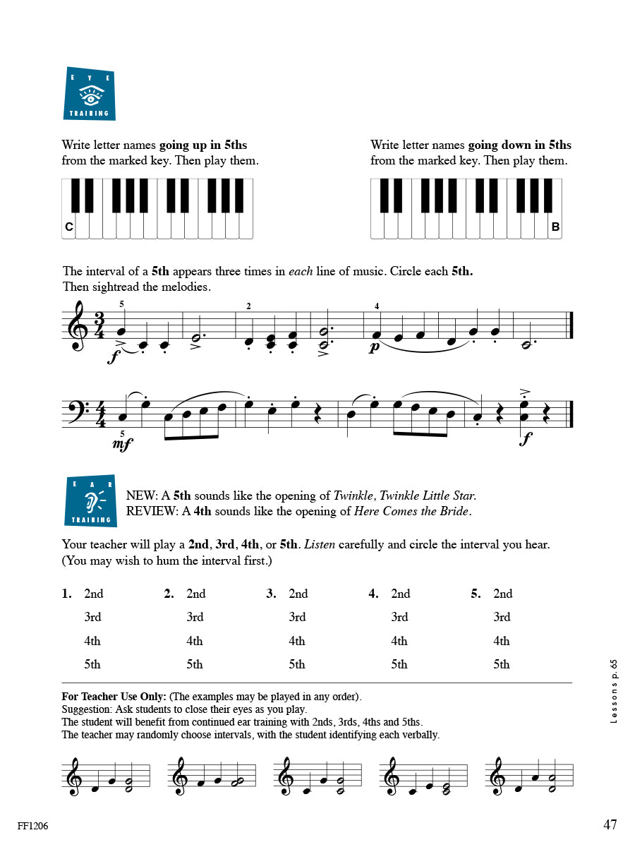 Accelerated Piano Adventures® Theory Book 1