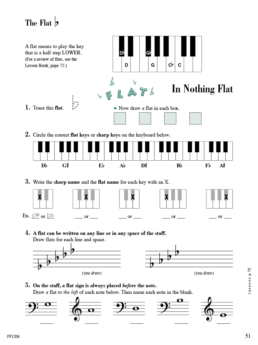 Accelerated Piano Adventures® Theory Book 1