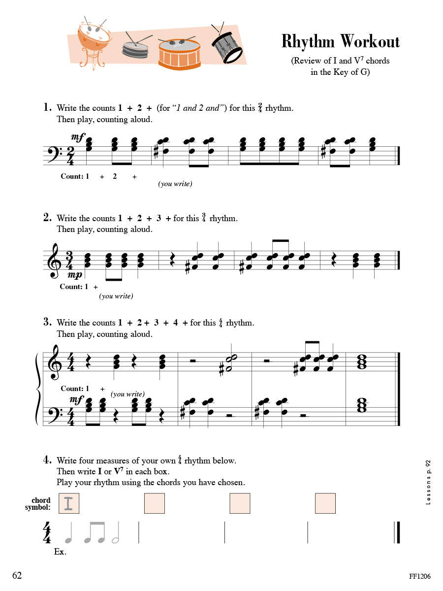 Accelerated Piano Adventures® Theory Book 1