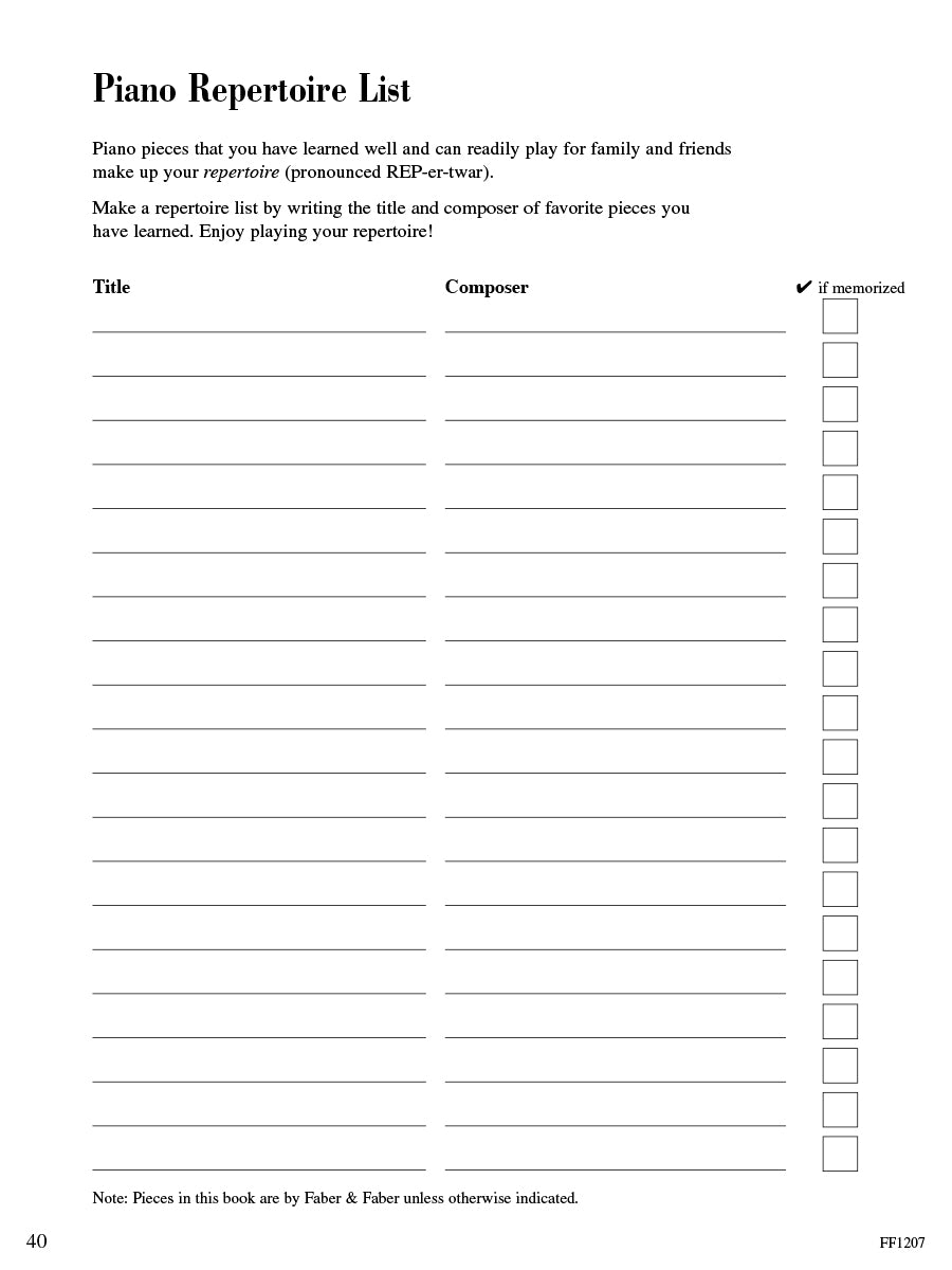 Accelerated Piano Adventures® Performance Book 1