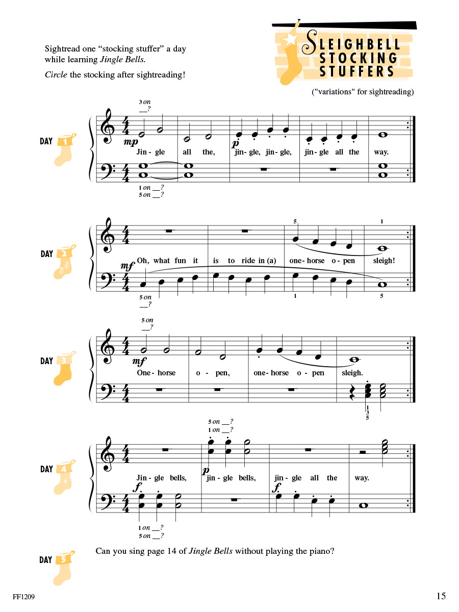 Accelerated Piano Adventures® Christmas Book 1