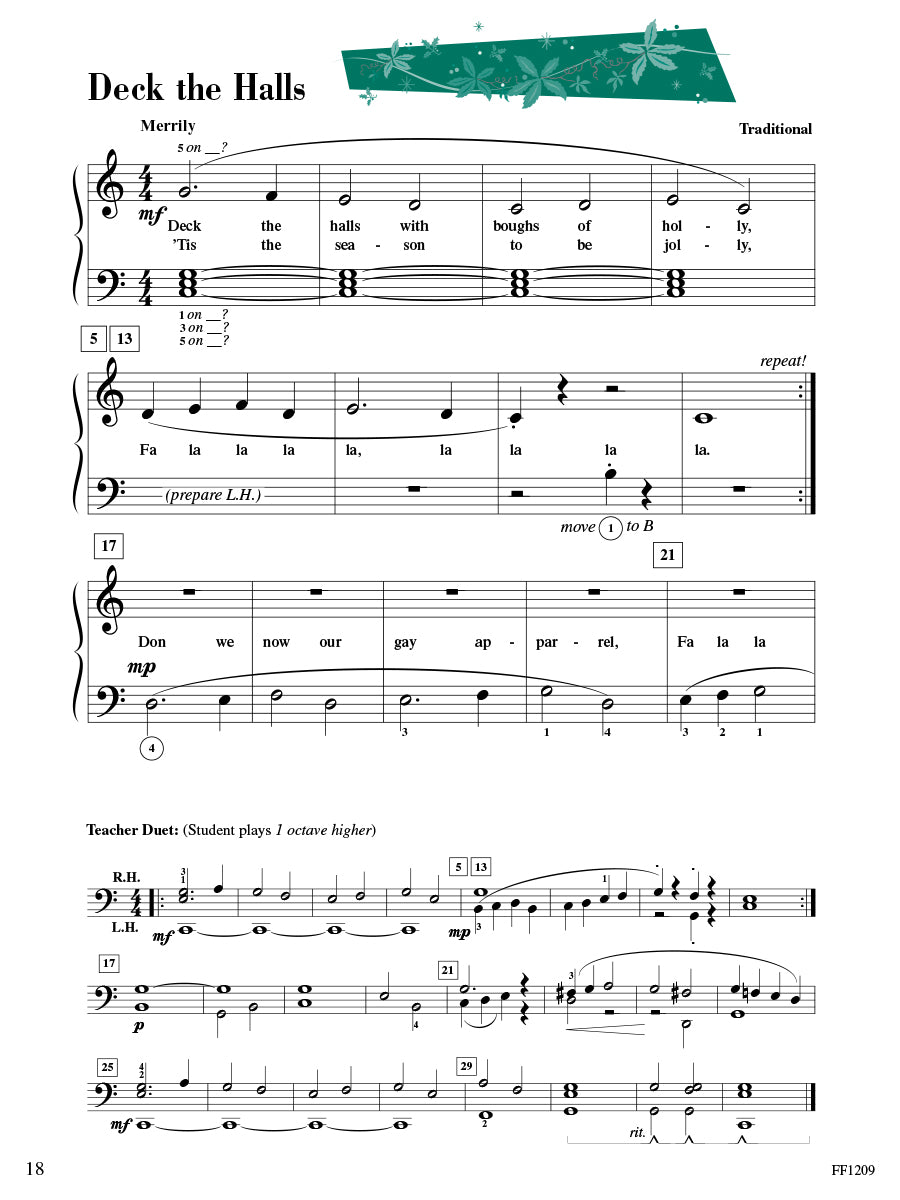 Accelerated Piano Adventures® Christmas Book 1