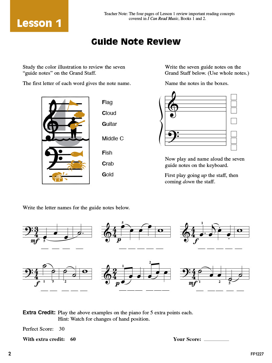 I Can Read Music Book 3