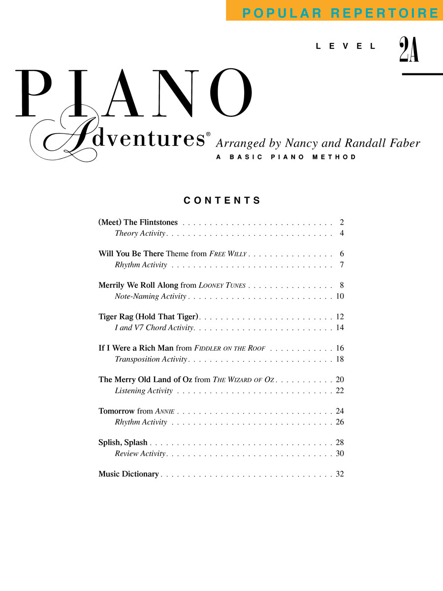 Piano Adventures® Level 2A Popular Repertoire