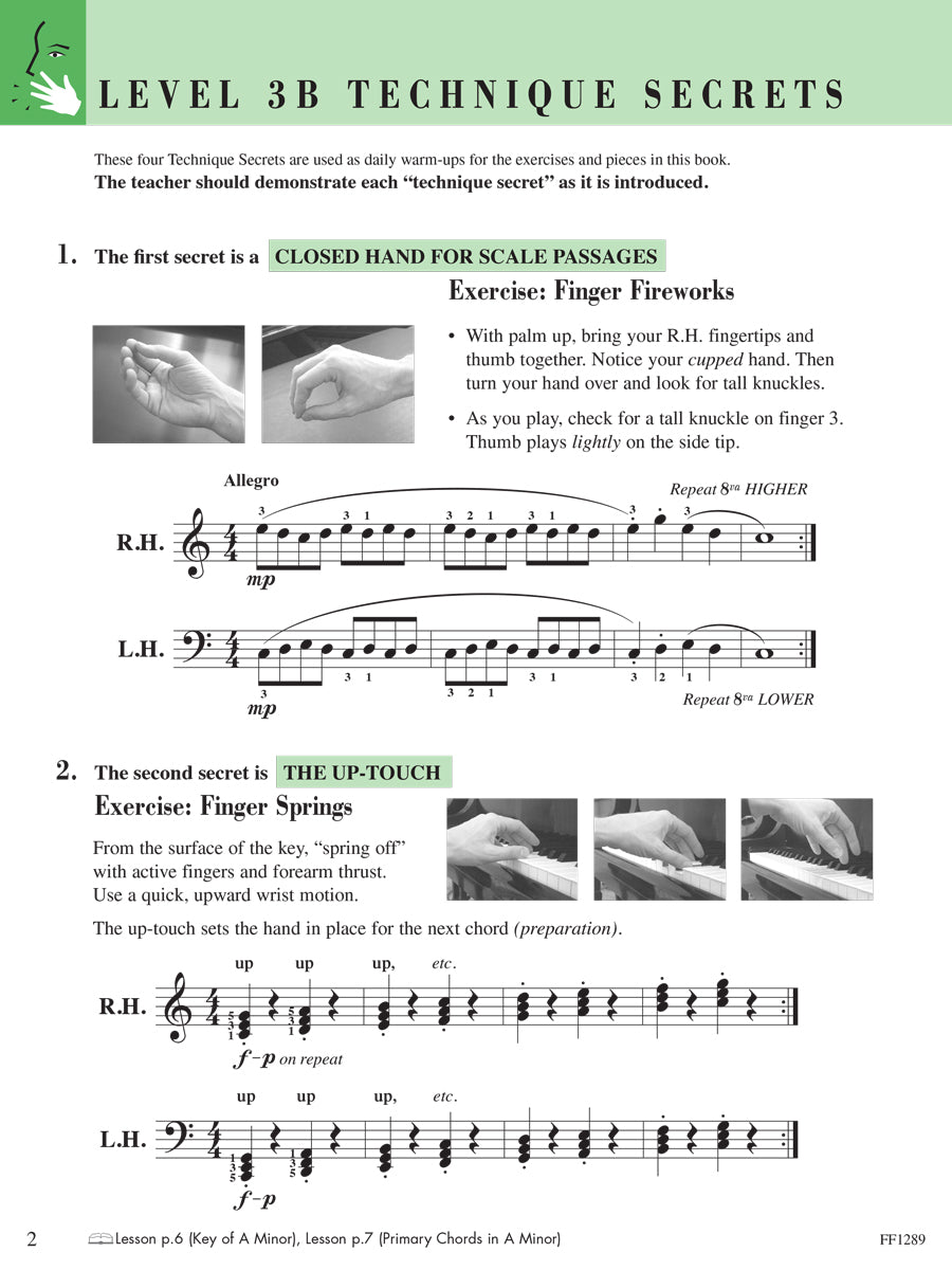 Piano Adventures® Level 3B Technique & Artistry Book