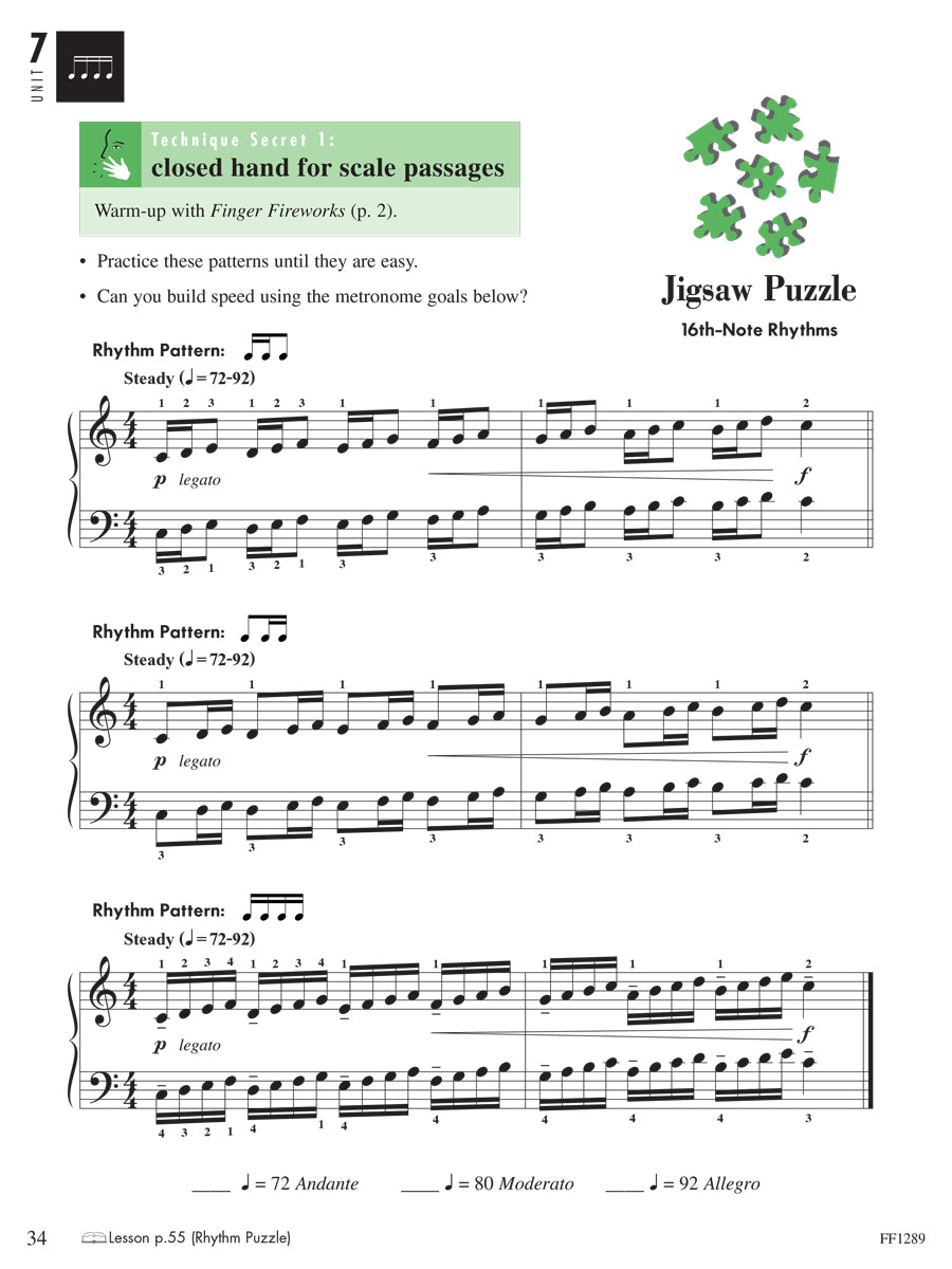 Piano Adventures® Level 3B Technique & Artistry Book