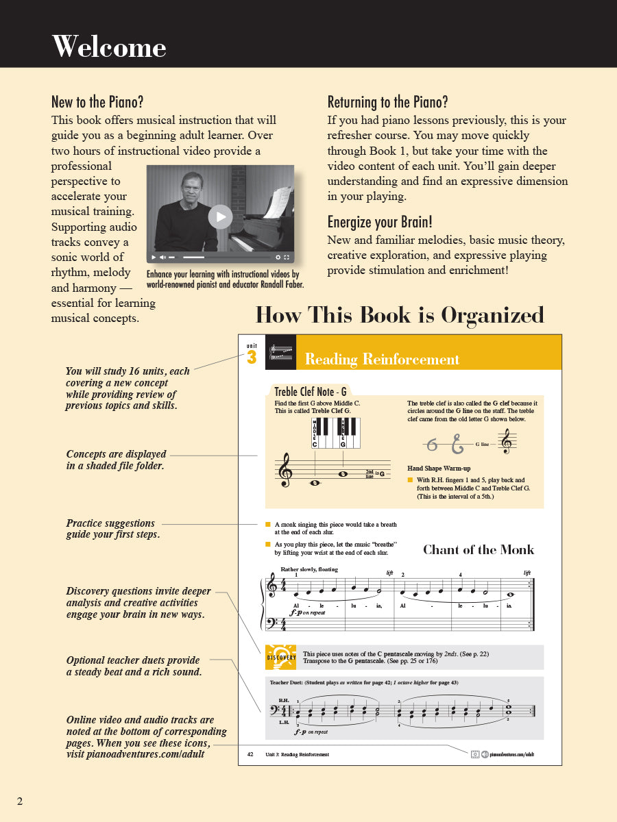 Adult Piano Adventures All-in-One Course Book 1