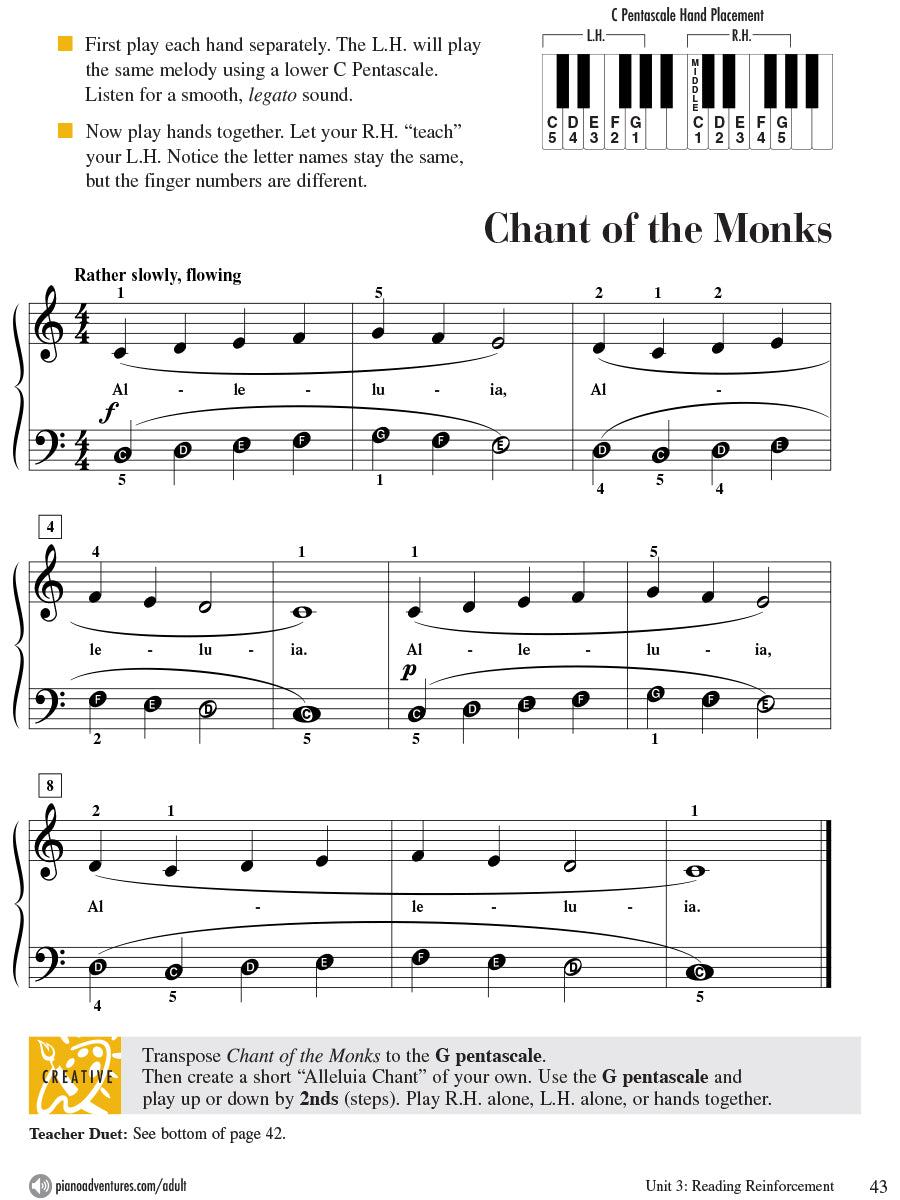 Adult Piano Adventures All-in-One Course Book 1